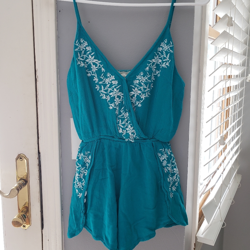 Teal romper